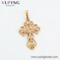 33965 xuping hot sale cross new design gold religious pendant